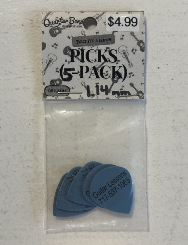 Picks (5-Pack) Jazz III 1.14mm